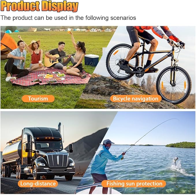ZIMISI Cell Phone Sun Protection Umbrella, Anti-UV Anti-Glare Anti-Reflection Sun Visor, Adjustable Phone Sunshade Cover, Universal Car Outdoor Travel Accessories for All Smartphones (1PC)