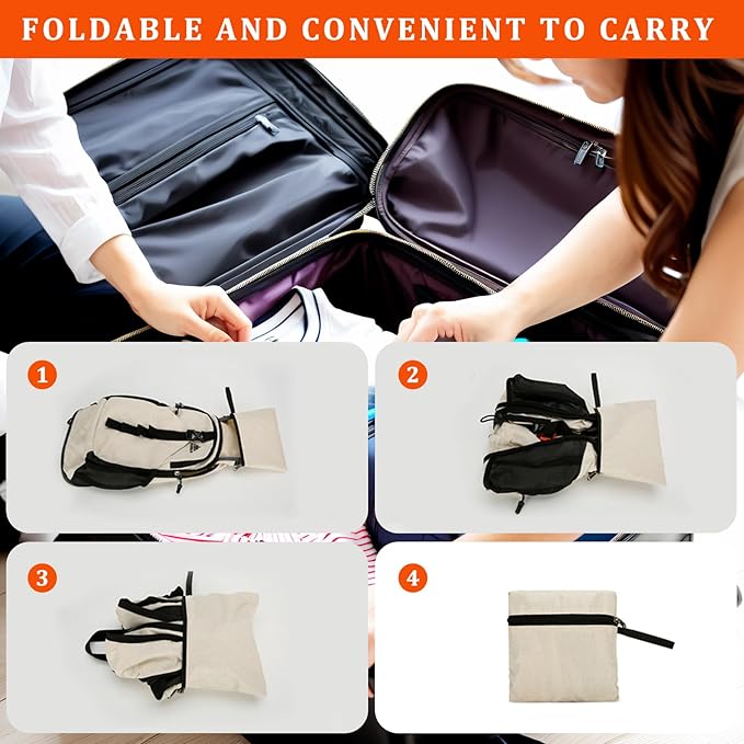 15L Small Hiking Backpack Foldable Ultralight Trekking Camping Outdoors Backpack for Women Men (black)