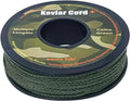 emma kites Camo Green, Red, Blue Braided Kevlar Cord 200Lb~1800Lb Abrasion/Flame Resistant Tactical Paracord, Trip Line, Cord Friction-Saw, Boot Laces, Survival Cord, Model Rocket Shock Cord