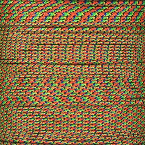 Paracord Planet 95lb Paracord – 1 Strand Type I Parachute Cord for Outdoors and DIY – Virus (25 ft)