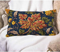 EKOBLA Paisley Floral Pattern Throw Pillow Case Cushion Cover Flowers Plant Intricate Twig Leaves Farmhouse Decorative Pillow Cases Cotton Linen 12x20 Inch Cushion Cover for Sofa Couch Decoration