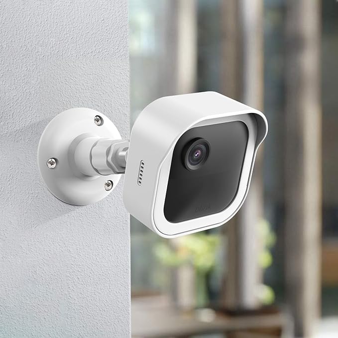 Wall Mount for Blink Outdoor 4th Gen and 3rd Gen, 4 Pack Weatherproof Protective Housing and 360 Degree Adjustable Mounting with Sync Module Mount (Blink Camera Not Included, White)
