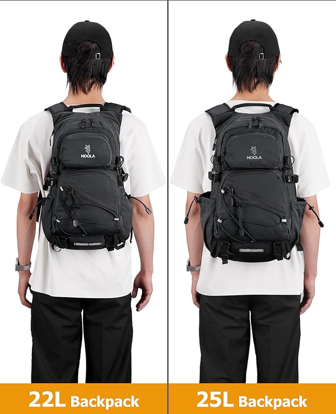 NOOLA Hydration Backpack with 3L Water Bladder, 22L / 25L Water Backpack for Hiking Cycling Biking, Lightweight Hiking Pack