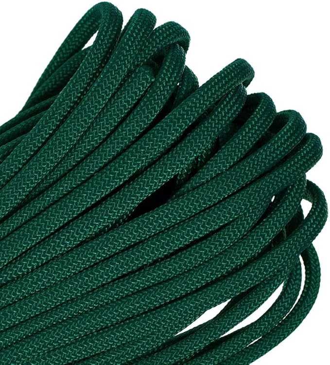 Paracord Planet Solid Color 550lb Paracord – 7 Strand Type III Nylon Cord for Indoor and Outdoor Tasks – Teal (100 ft)