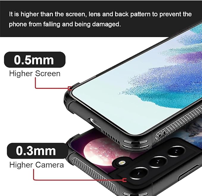 for Samsung Galaxy S22 Case, Star Two Wolfs Howling Pattern Graphic Design Girl Boy Soft Silicone Hard Acrylic Shock Protection for Samsung Galaxy S22