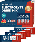Venture Pal High Sodium Sugar Free Electrolytes Powder Packet - Hydration Packets with Vitamin, Sodium & Potassium | Zero Calories | Vegan, Keto & Paleo Friendly Electrolyte Drink Mix - 30 Sticks