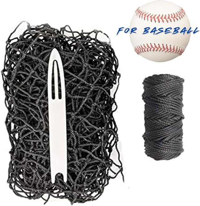 JFN Netting Repair Kit for #42 Nylon 1-7/8", Black Baseball Net