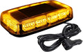 ASPL [Upgraded 5] 48LED Roof Top Strobe Lights, High Visibility Emergency Safety Warning LED Mini Strobe Light bar with Magnetic Base for 12-24V Snow Plow, Trucks, Construction Vehicles (Amber)