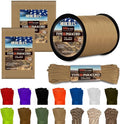 HERCULES Type III Paracord 550 Paracord Rope Parachute Cord, 250' Desert Tan for Camping Cord, Survival Rope