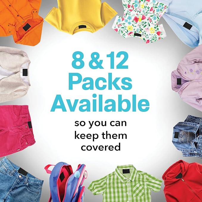 8PK Pocket Buddy Fabric GPS Holder for AirTags, Secure and Discreet, for Clothing, Suitable for, Luggage Bags, Sports Clothing and Equipment, and Outdoor Activities Pack of (8)