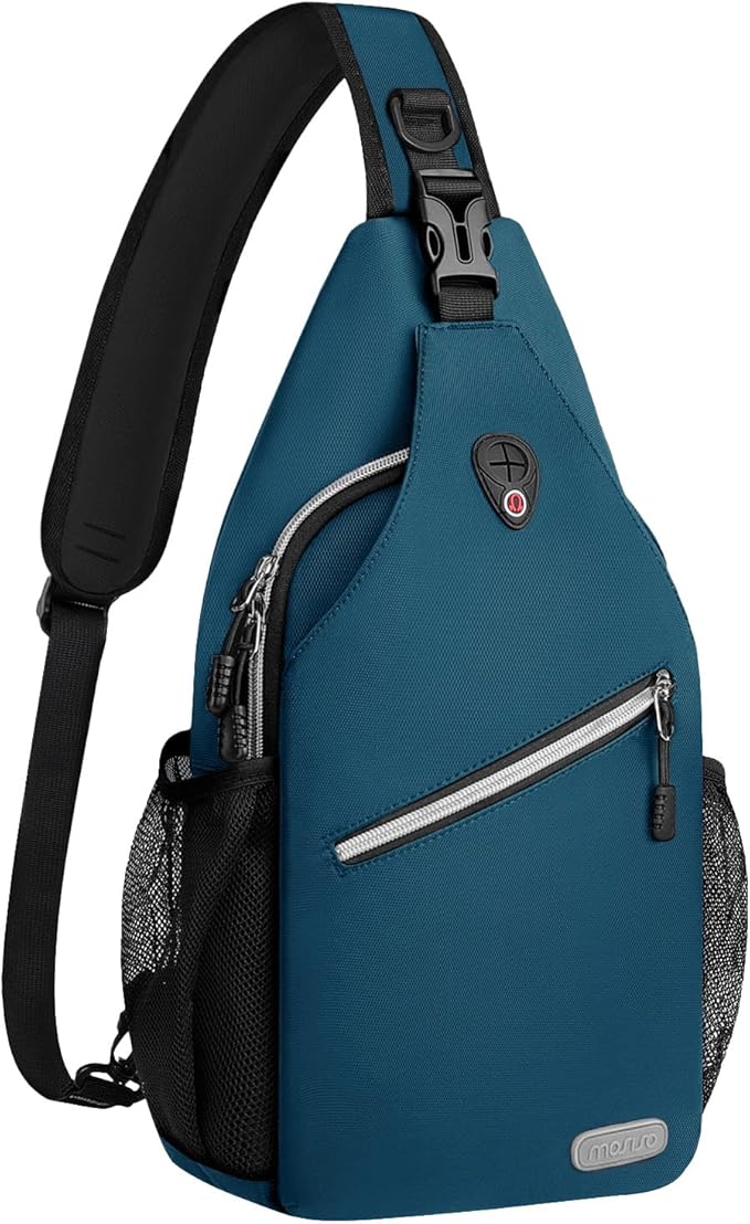 MOSISO Sling Backpack, Multipurpose Crossbody Shoulder Bag Travel Hiking Daypack