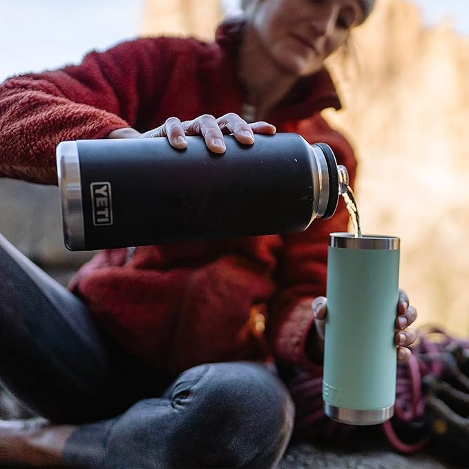 YETI Rambler 46 oz Bottle, Leakproof, Vacuum Insulated, Stainless Steel with Chug Cap, Ridgeline