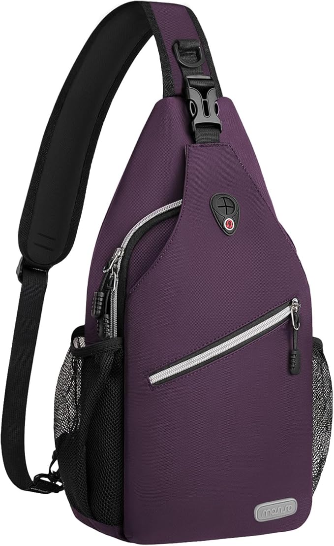 MOSISO Sling Backpack, Multipurpose Crossbody Shoulder Bag Travel Hiking Daypack