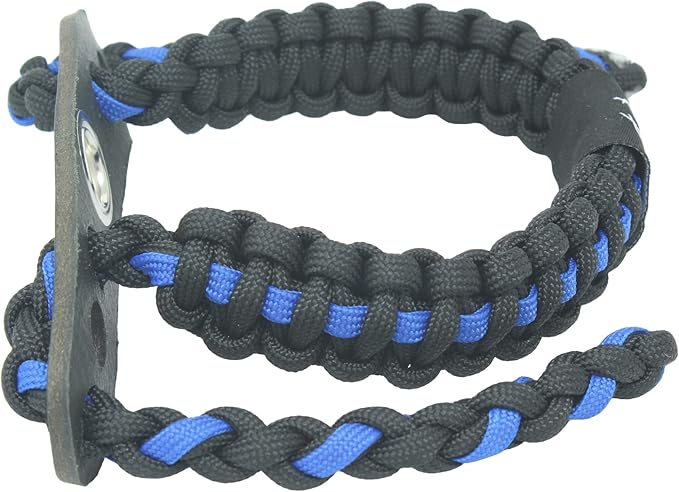 Realtree® Paracord Archery Bow Wrist Sling - 100% Full Grain Leather 550 Paracord