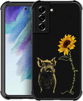 for Samsung Galaxy S22 Plus Case, Pig Sunflower Yellow Sunshine Pattern Graphic Design Girl Boy Soft Silicone Hard Acrylic Shock Protection for Samsung Galaxy S22 Plus