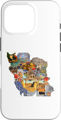 Map of Persian Empire, Iran Map Case for iPhone 16 Pro