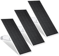Wasserstein Solar Panel, Solar Panel Charger for Google Nest Cam Outdoor or Indoor, Battery - 2.5W Solar Power - Camera Solar Panels Made for Google Nest (3 Pack)