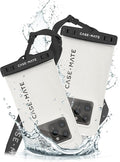 Case-Mate 2 Pack IP68 Waterproof Phone Pouch - Floating Waterproof Phone Case w/Crossbody Lanyard - Beach Cruise Ship Travel Essentials - Compatible w/All Devices, Touchscreen Friendly - Sand Dollar