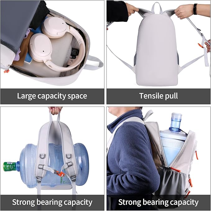 FENGDONG 35L Lightweight Foldable Waterproof Packable Travel Small Hiking Backpack Daypack for men women