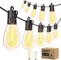 Minetom 203FT Outdoor String LED Patio Lights Waterproof,65 Shatterproof S14 Vintage Edison Bulbs,Commercial Grade Outside Hanging Lights Waterproof for Porch Deck Garden Backyard Balcony Cafe Bistro
