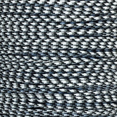 Paracord Planet 275lb Paracord – 3/32 Inch (2.38 mm) Nylon Crafting Cord with 5 Strand Inner Core – Urban Camo (50 ft)