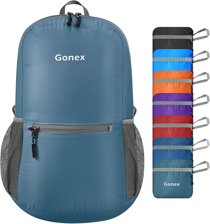Gonex Ultra Lightweight Packable Backpack 20L Daypack Handy Foldable Camping Outdoor Travel Cycling Backpacking