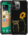 for iPhone 12 Pro Max Case, Pig Sunflower Yellow Sunshine Pattern Graphic Design Girl Boy Soft Silicone Hard Acrylic Shock Protection for iPhone 12 Pro Max