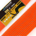 Reflective Paracord 550 lb, 7 Strand Paracord Rope 100ft 4mm, Nylon Parachute Cord for Camping, Neon Orange