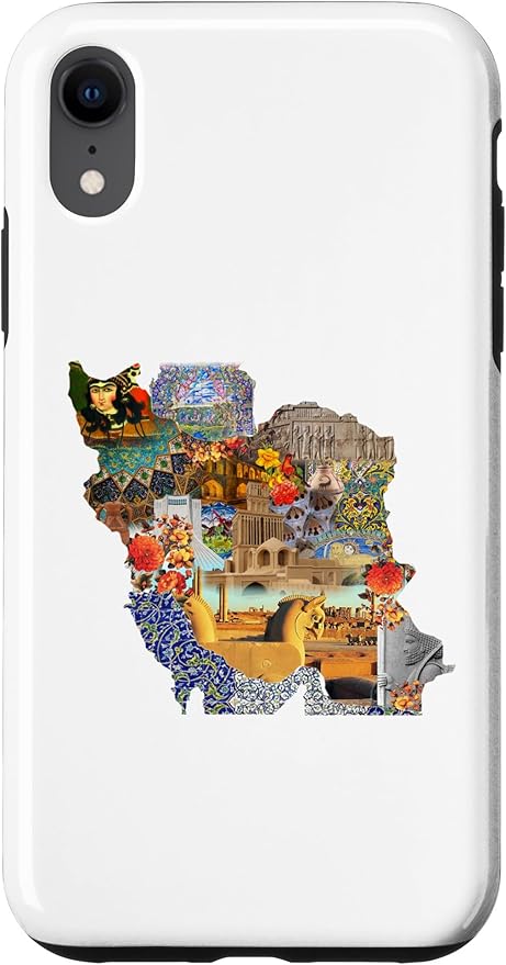 Map of Persian empire, Iran Map Case for iPhone XR