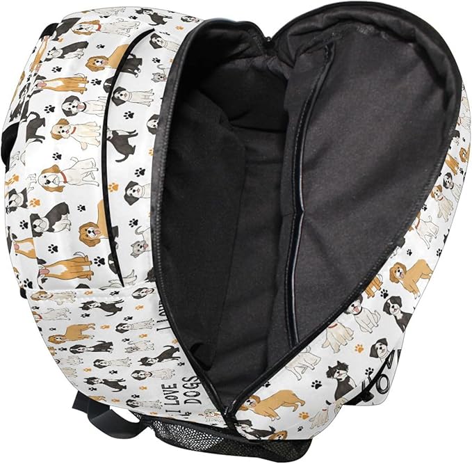 Wamika Bernese Mountain Dog Kids Backpack Cute Puppy Paw School Backpack Boy Girl Preschool Book Bag