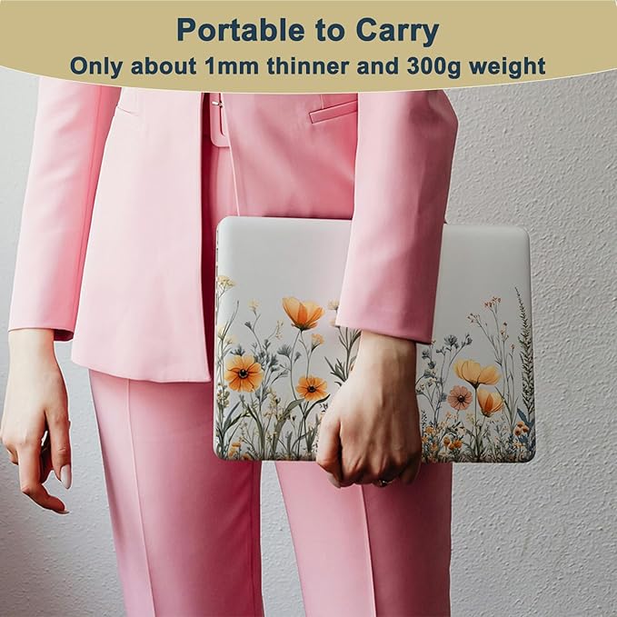 Case for New MacBook Pro 15 inch 2019 2018 2017 2016 Release (Model A1990 A1707),Anti-Fingerprint Hardshell Protective Case Cover & Keyboard Cover for Pro 15.3",Clear Flowers