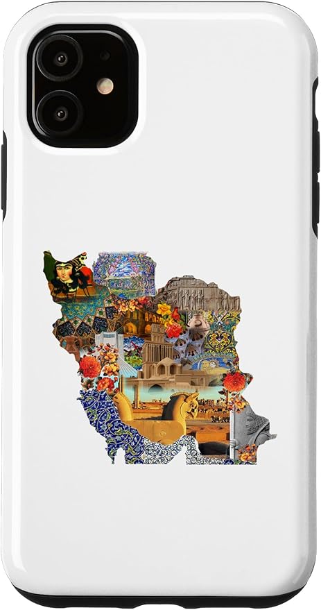 Map of Persian empire, Iran Map Case for iPhone 11