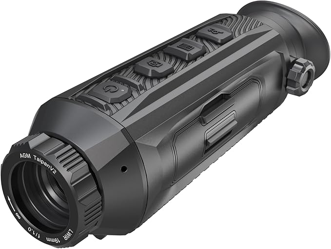 AGM Global Vision Taipan V2 Thermal Imaging monocular for Hunting with Advanced 12μm Sensor, Video Recording, WiFi, IP67 Waterproof