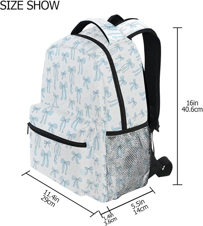 Wamika Coastal Anchor Kids Backpack Nautical Theme Starfish Shell Ocean School Backpacks Boys Girls Preschool Book Bag