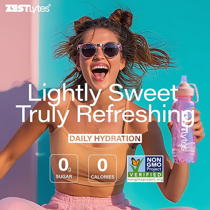 40 Sticks Sugar Free & 0 Calorie Electrolyte Hydration Packets, Low Sodium Lightly Sweet Electrolyte Powder Drink Mix, Liquid Daily IV Flavors | Grapefruit