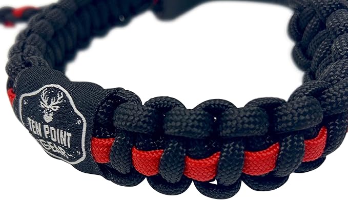 Bow Archery Wrist Sling 550 Paracord - Survival Hunting Shooting - 100% Full Grain Leather with Metal Grommet (Multiple Camo Options)