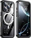 2025 New Designed for iPhone 16 Pro Case Waterproof, [Compatible with MagSafe][Built-in Camera & Screen Protector][Full Body Shockproof][IP68 Waterproof][Dustproof] Phone Case for iPhone 16 Pro 6.3"
