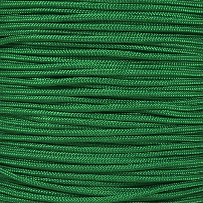 Paracord Planet 325 Paracord – 3 mm Type II Nylon Parachute Cord with 3 Inner Strands (Kelly Green, 100 ft)