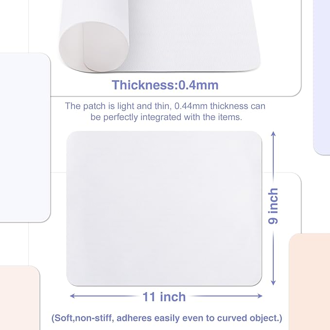 Gheeidau Canvas Repair Patch 9×11 Inch 3Pcs Waterproof Self-Adhesive Fabric Repair Patch for Tents,Boat Cover,Pop Up Canopy,Patio,Bags,Car Seats,Sofas,Furniture Cover(Khaki)