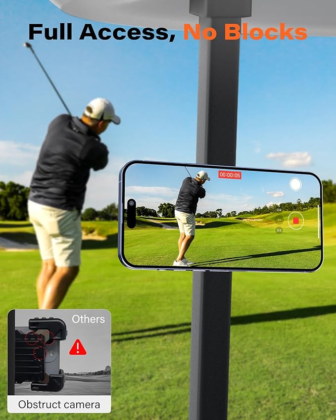 A2C Alloy Magnetic Golf Cart Phone Holder for MagSafe iPhone, Unique Golf Gifts for Women Golfers Mon Mother, Golf Gift for Her Wife Golf Lovers, Golf Course Accessories Essentials Gadgets (Burgundy)