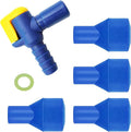 Bite Valve Replacement Mouthpiece Fit for Hydration Pack Bladder Water Backpack and Most Brands(4-Pack), with Shutoff Valve and Tube O-Ring