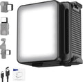 NEEWER Basics M20 Magnetic LED Camera Light Compatible with DJI OSMO Nano Action 3 4 5 Pro Cage NEEWER AC009 PRO Pocket 3 Accessories Expansion Adapter, Plastic Mini Fill Light Attachment 5600K CRI95+