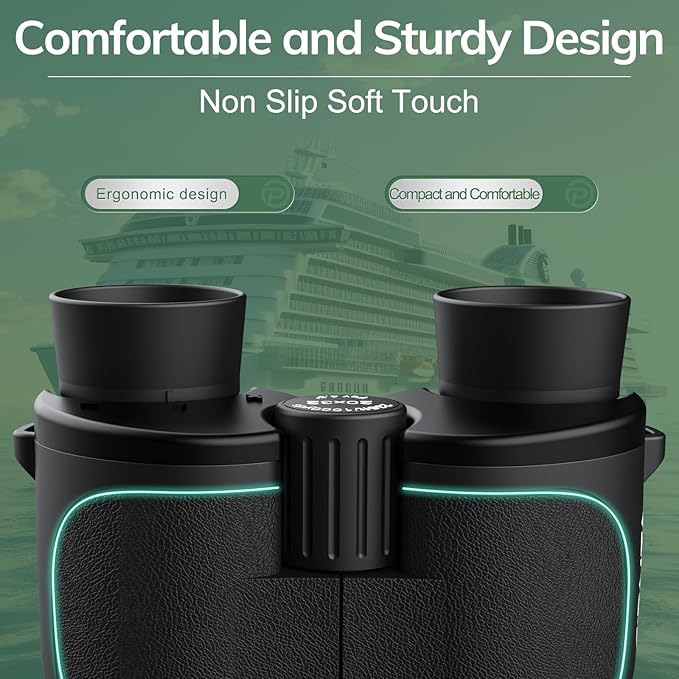 Compact Binoculars for Adults High Powered - OPAITA 20x32 Small Binoculars for Adults Kids with Low Light Vision for Bird Watching Hunting Cruise Ship Travel Concert Hiking
