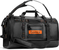 Gonex Waterproof Duffel Bag, 150L Heavy Duty Dry Duffle Bag with Reinforced Thickened Bottom, 3-in-1 Convertible Large Travel Backpack for Kayaking, Motorcycle, Camping & Boating, Black