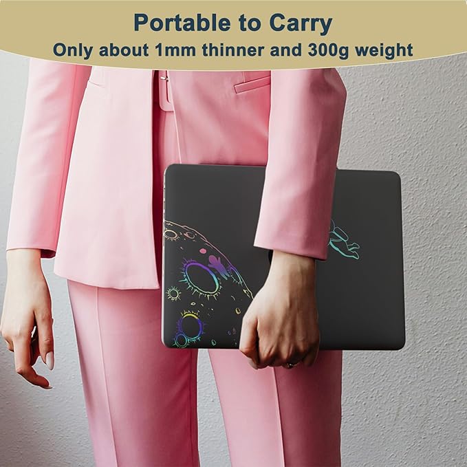 Case for New MacBook Pro 16 inch M4 M3 M2 M1 Pro/Max 2025-2021 Release (Model A2485 A2780 A2991 A3186 A3403),Snap Case Protective Laptop Cover & Keyboard Cover,Cool Astronaut