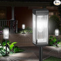ELECLINK Solar Pathway Lights Outdoor, 6 Pack Upgraded Solar Lights Outdoor Waterproof, Bright Up to 15 Hrs Auto On/Off Garden Light for Yard Patio Lawn Path Walkway Driveway Outside Decor(Cool White)