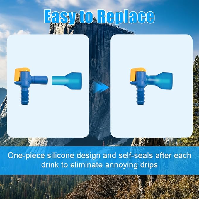 Big Bite Valve Replacement Mouthpiece Water Hydration Bladder Valve 4 Pack