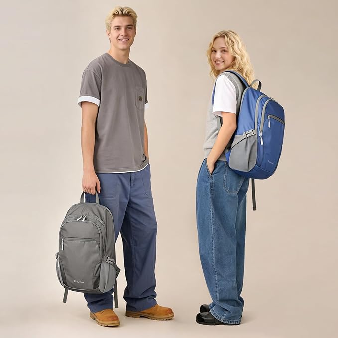 Seektop Lightweight Packable Hiking Backpack Waterproof Expandable 20L-28L for Women Men, RFID Day Pack for Travel & Camping