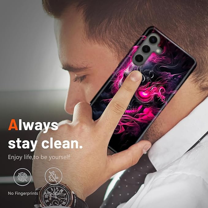 Compatible for Samsung Galaxy A16 5G Case, Dual Layer Heavy Duty 2 in 1 Shockproof Protective Phone Case,Skeleton