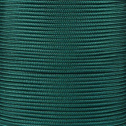 Paracord Planet 325 Paracord – 3 mm Type II Nylon Parachute Cord with 3 Inner Strands (Emerald Green, 250ft)
